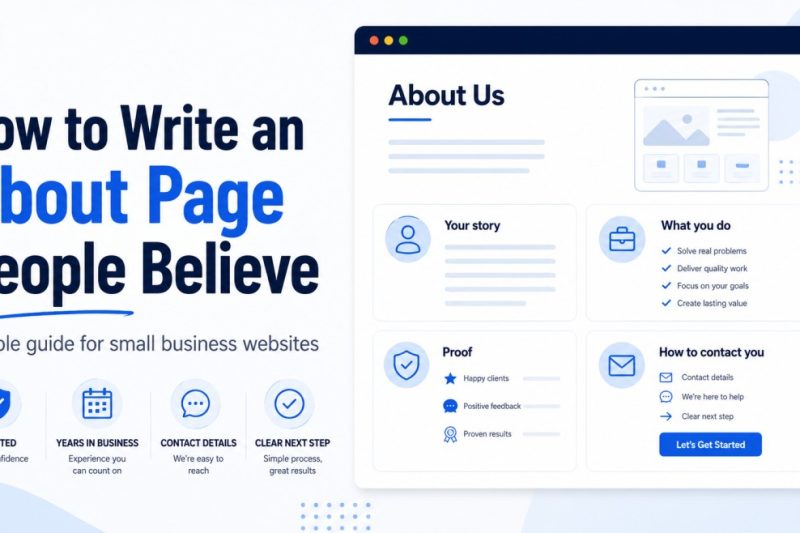 How to Write an About Us Page People Actually Believe